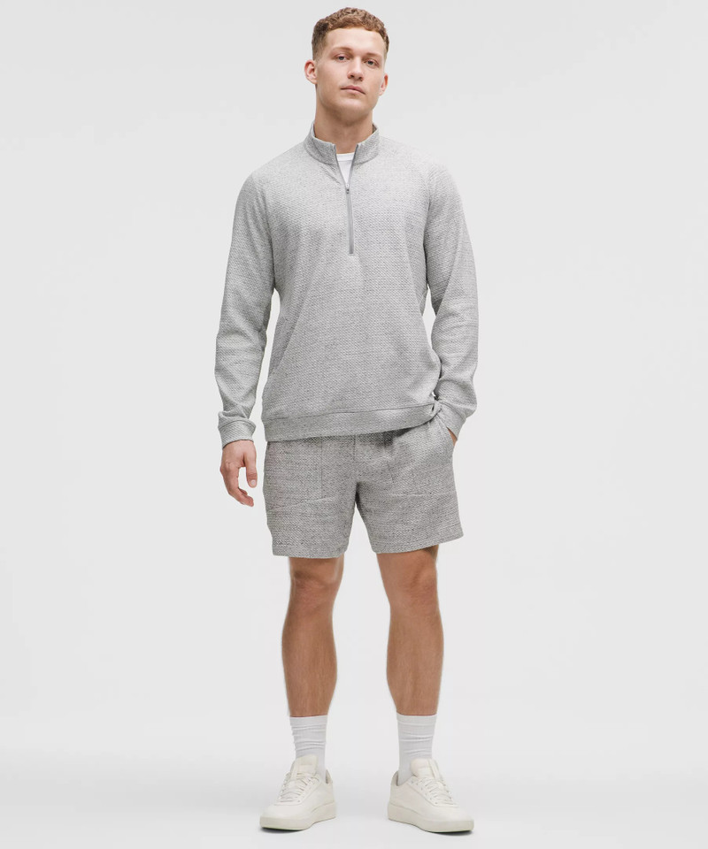 lululemon Textured Double-Knit Cotton Half Zip outlook