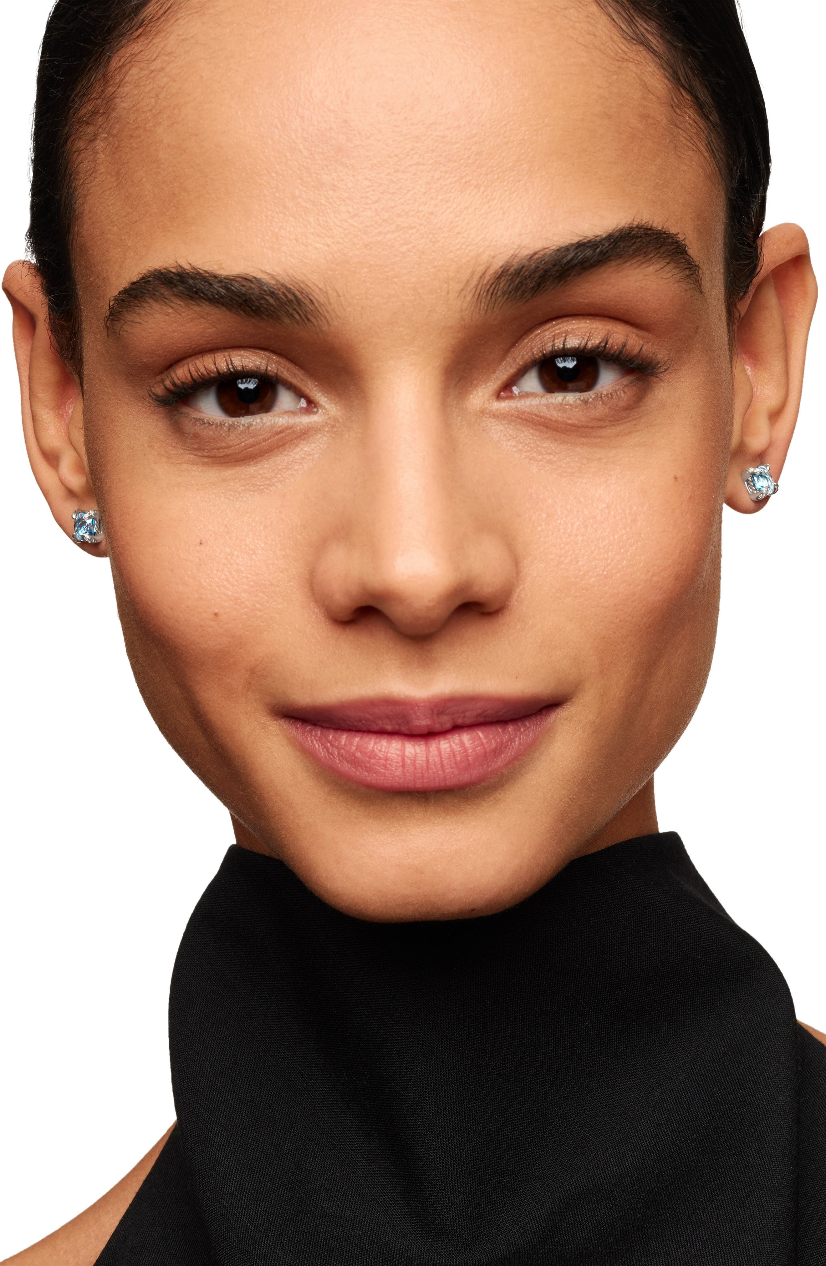 David Yurman Chatelaine® Stud Earrings in Blue Topaz at Nordstrom - 6