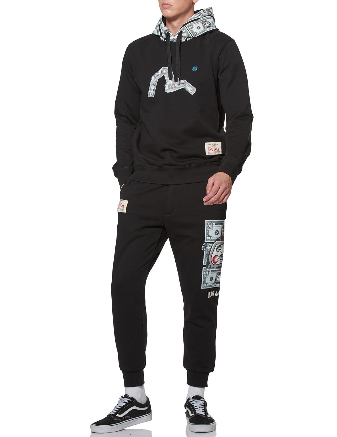 BANKNOTE SEAGULL PRINT HOODIE - 5
