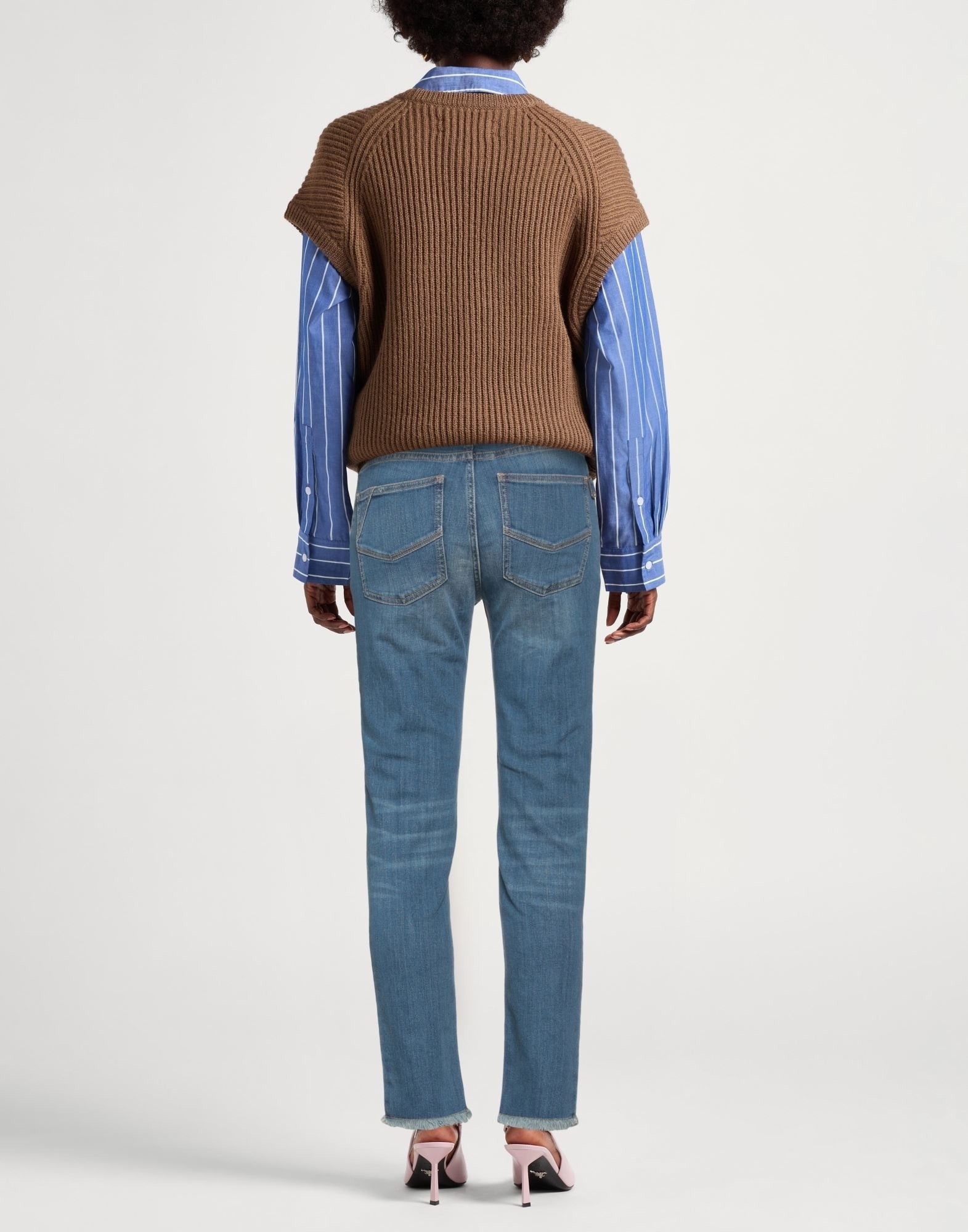 Blue Women's Denim Pants - 3