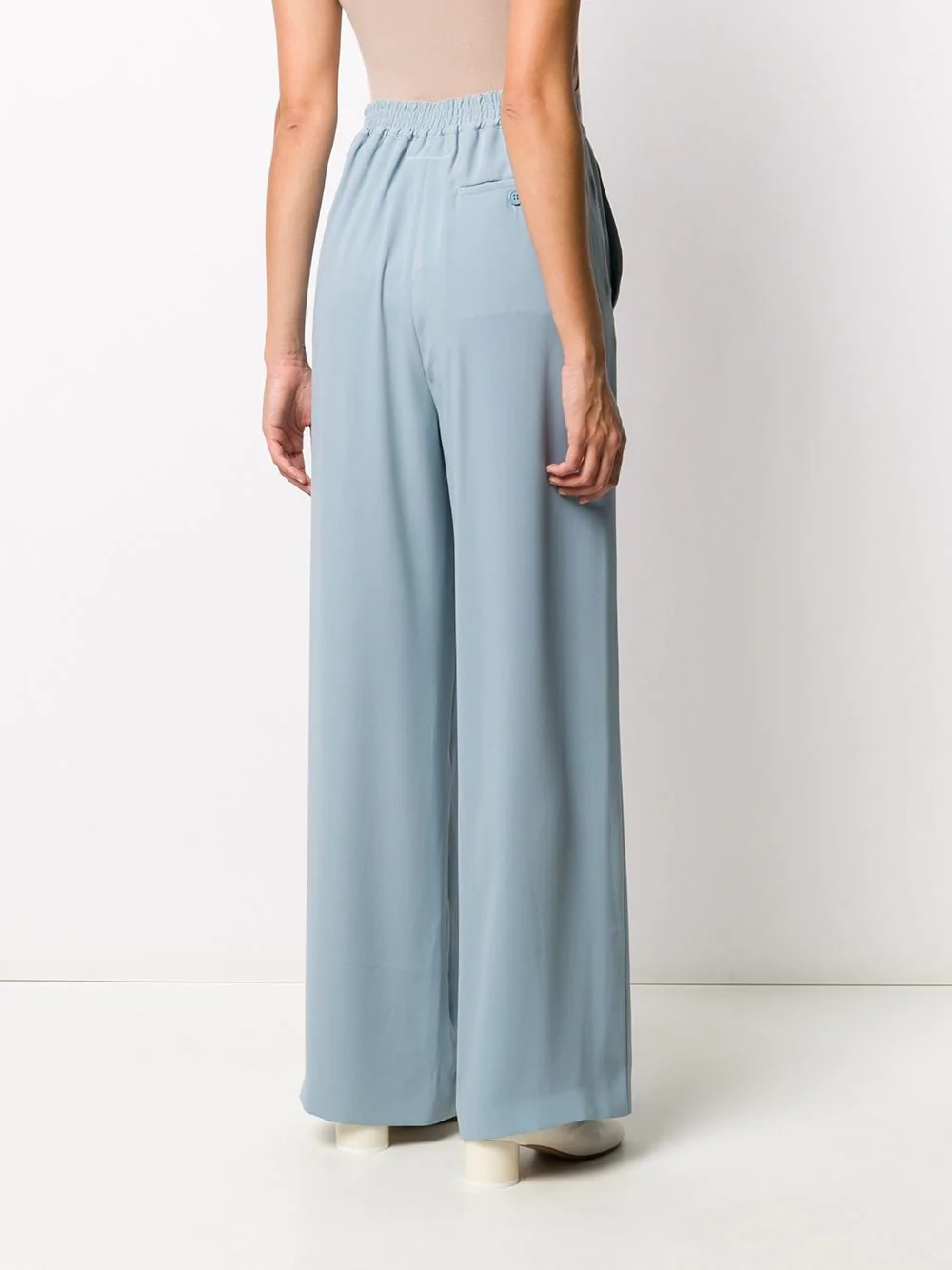 light blue palazzo pants - 3