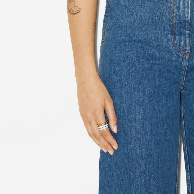 Enamel and Gold-plated Lola Rings 3