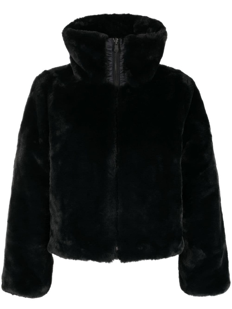 reversible faux-leather jacket 1