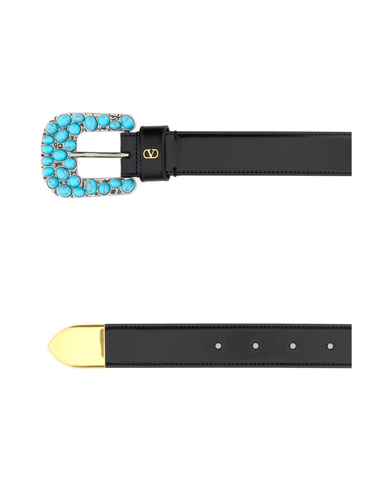 Black Leather Belt - 2