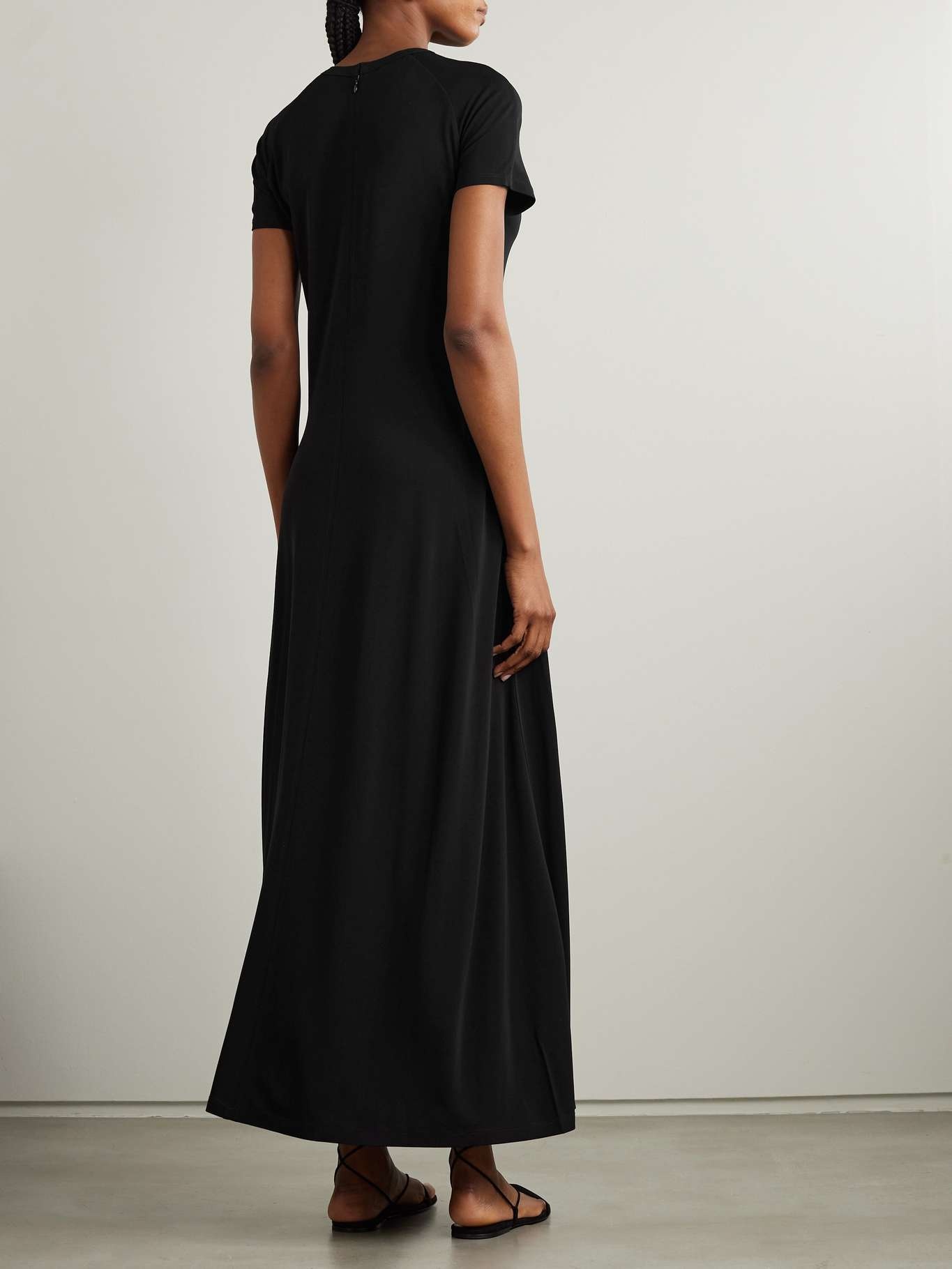 送料込/関税込■toteme■Aラインマキシドレス Totême Stretch-jersey maxi dress | netaporter | REVERSIBLE