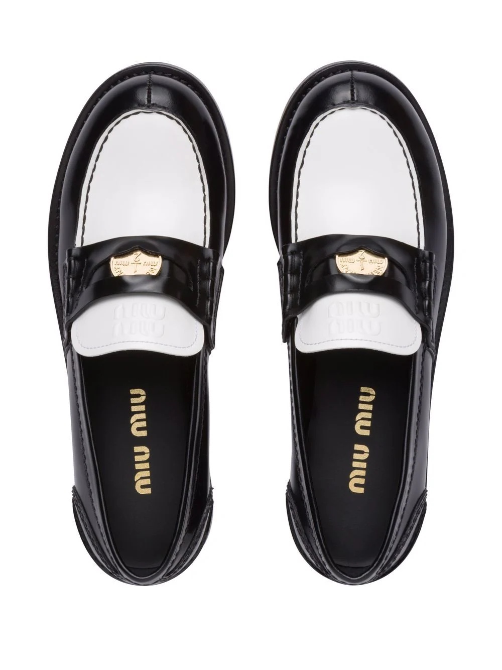 leather penny loafers - 4