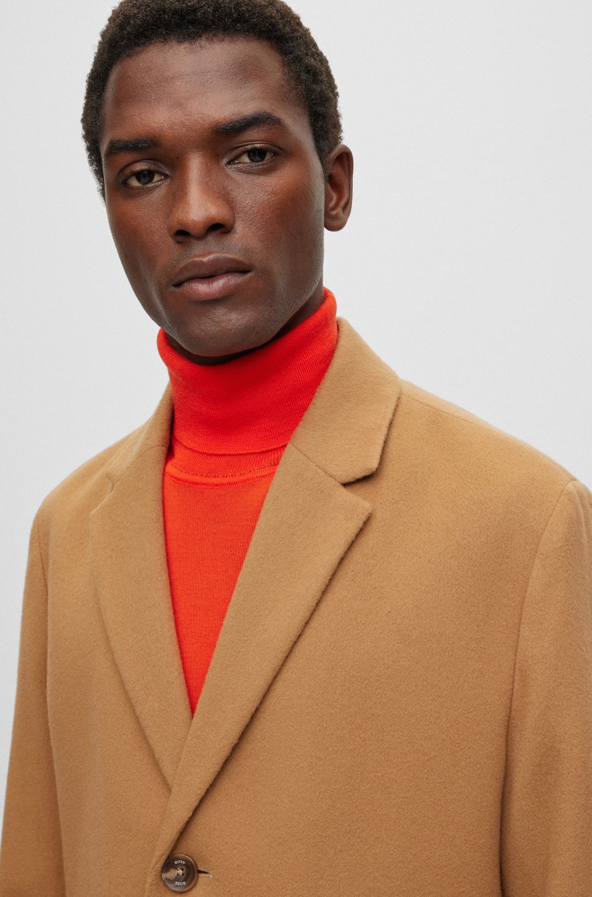 WOOL-BLEND COAT WITH FULL LINING - 3