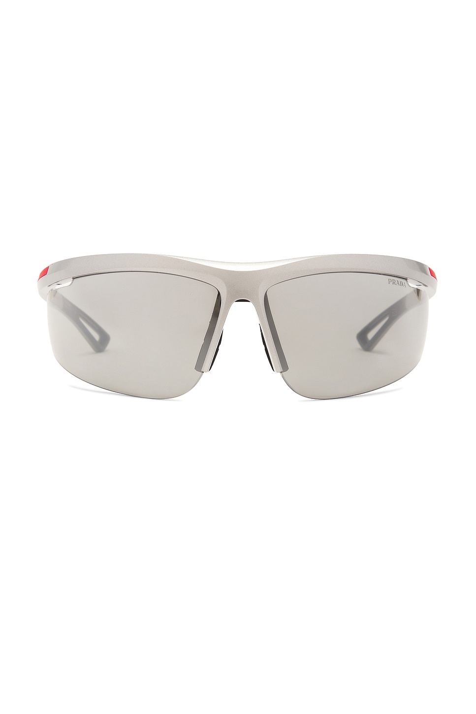 Visor Sunglasses in Silver - 1