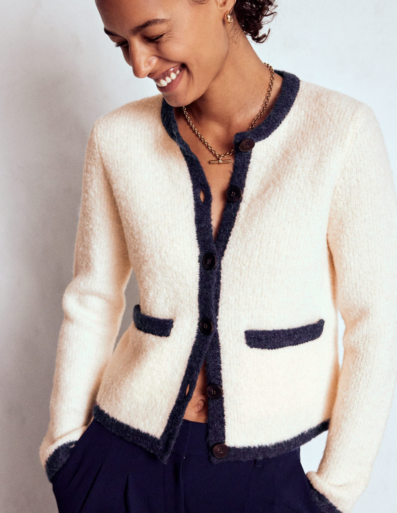 Holly Boucle Knitted Jacket-Warm Ivory, Boucle 3