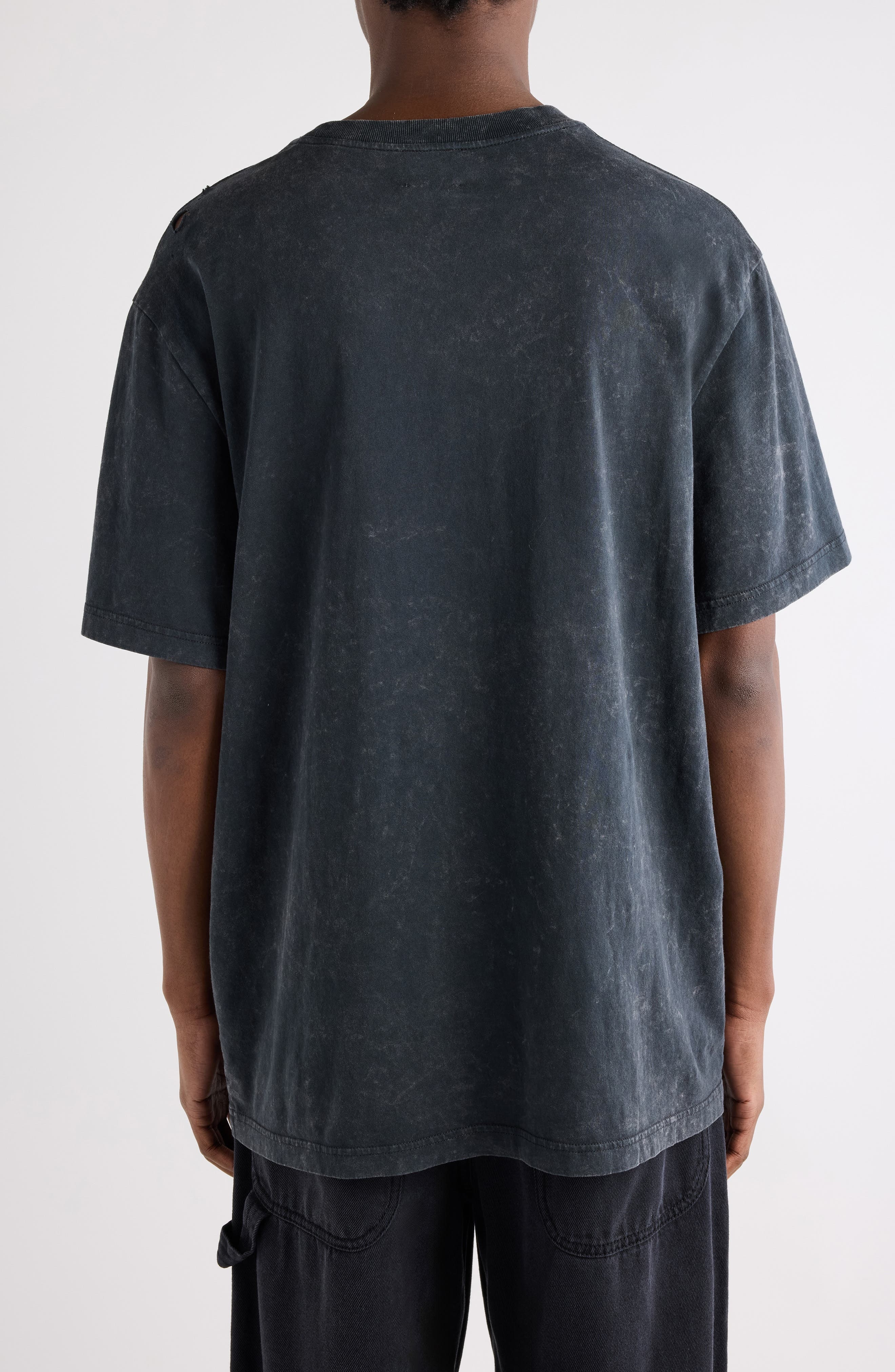 Isabel Marant Hugo Graphic T-Shirt in Faded Black at Nordstrom - 3