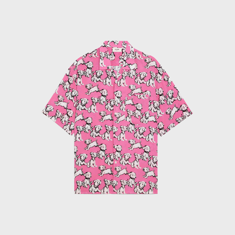 HAWAIIAN SHIRT IN VISCOSE WITH ARTIST PRINT 1