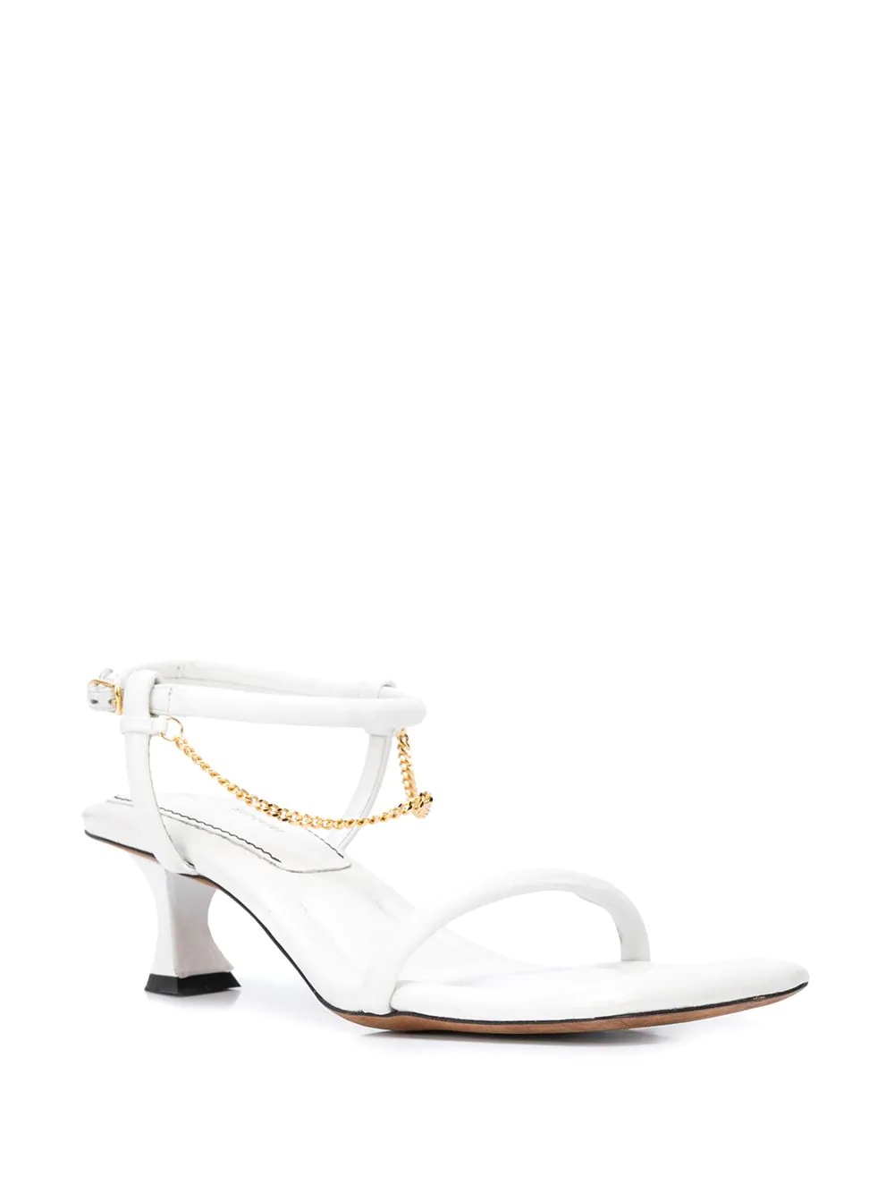 chained 50mm sandals - 2