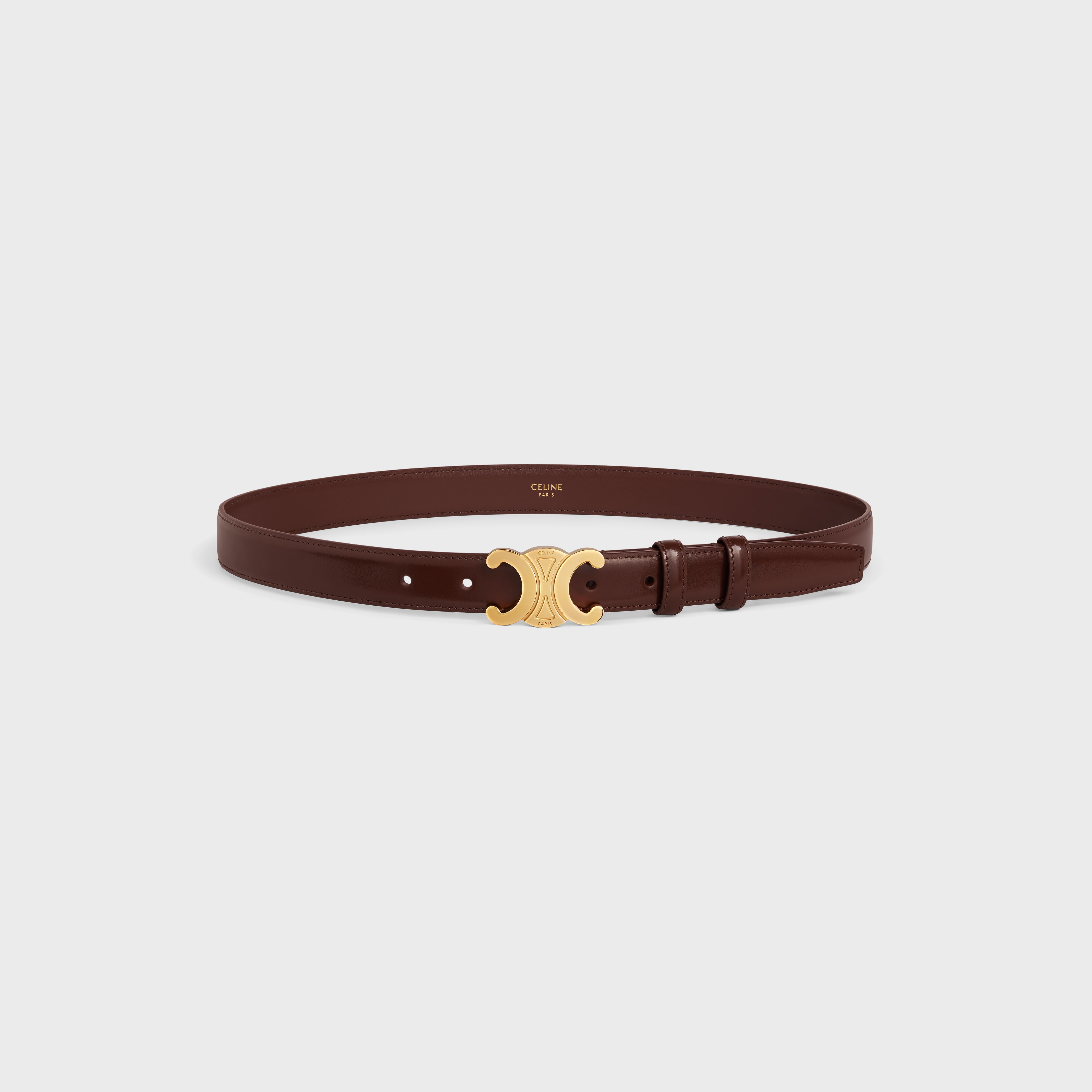Medium Triomphe Belt in Taurillon Leather - 3