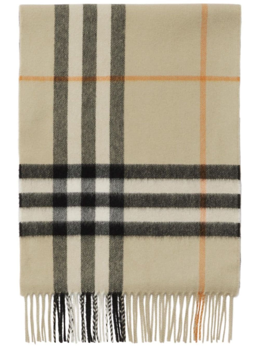 check cashmere scarf - 1