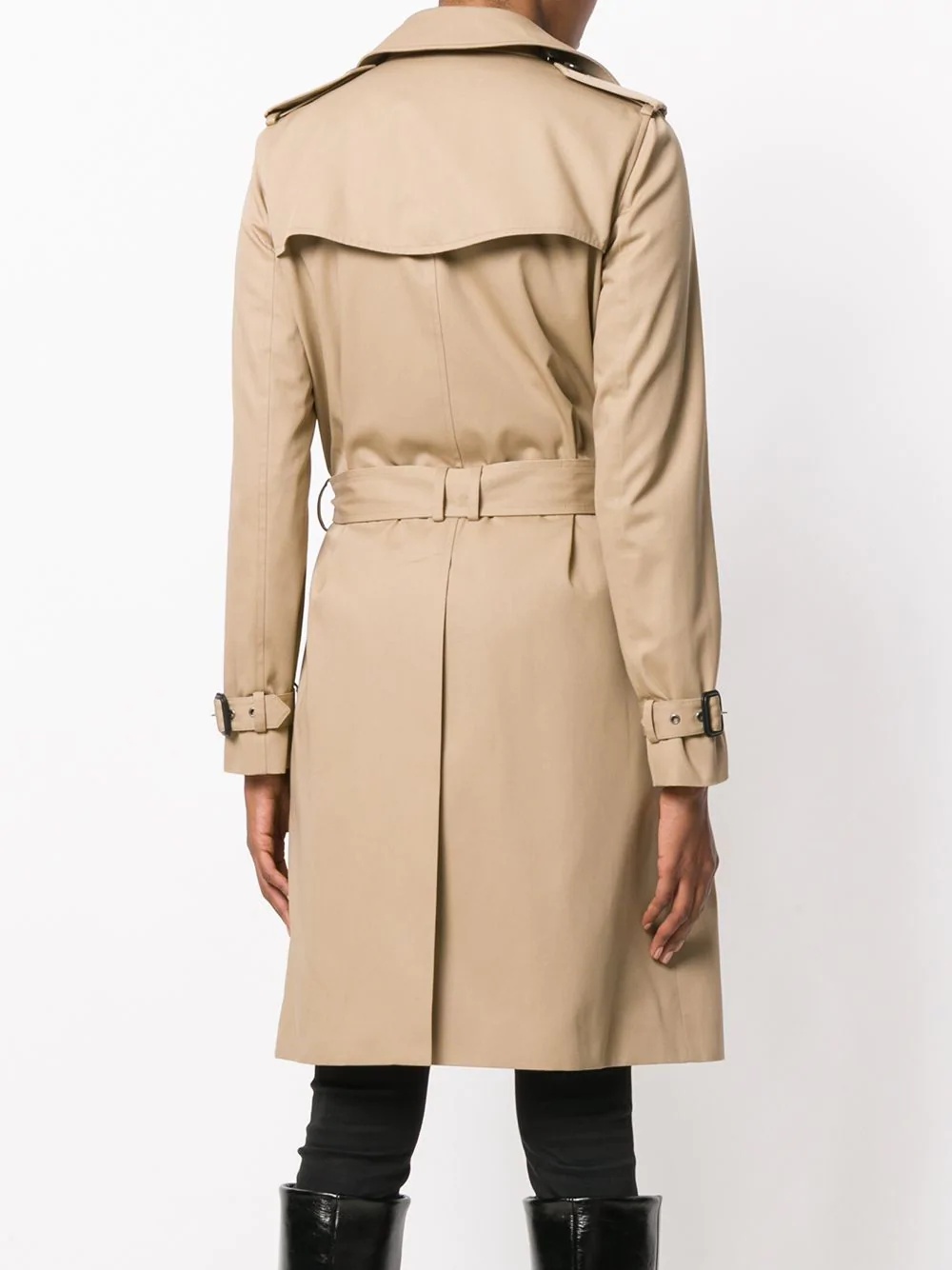 belted classic trench coat - 4