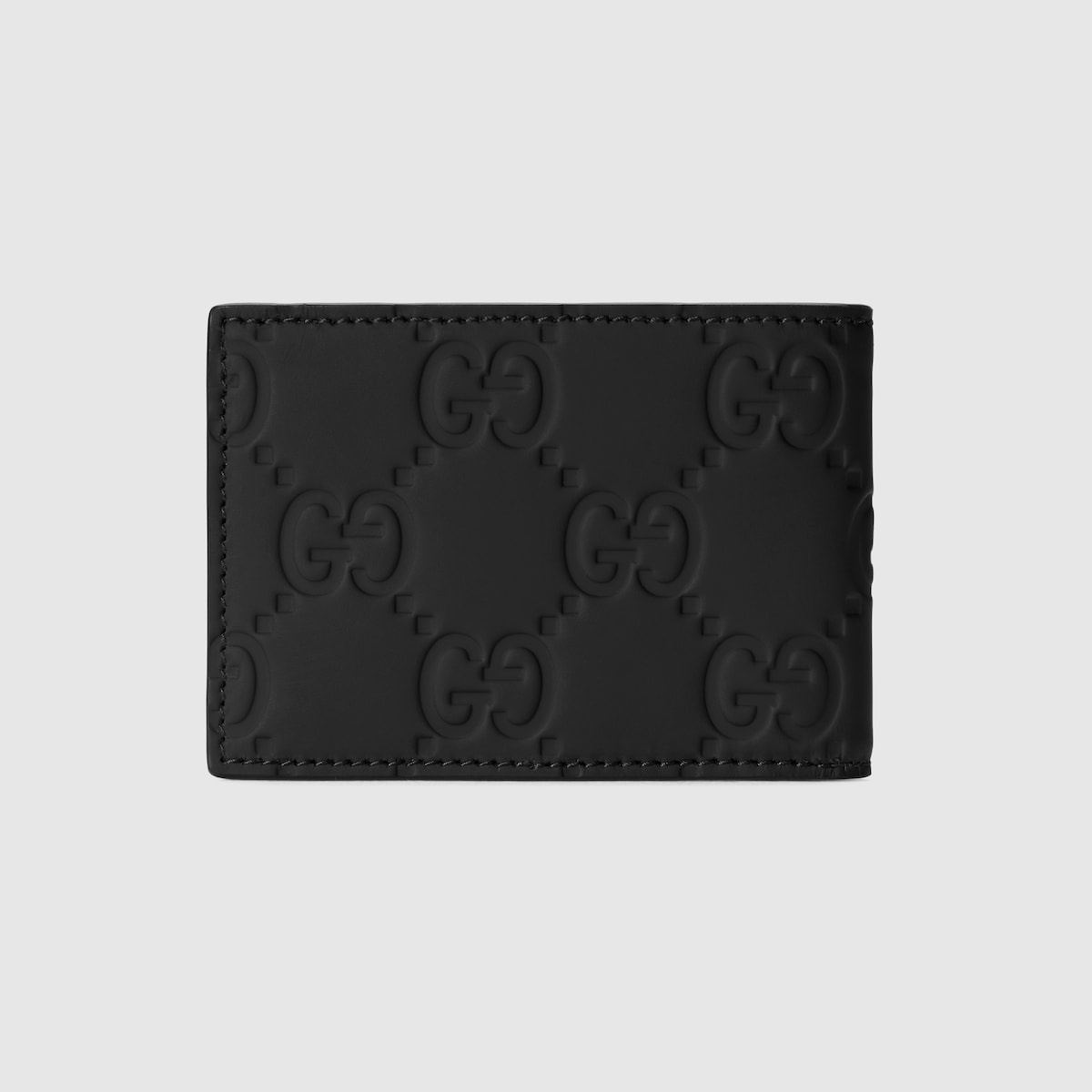 GG rubber-effect bi-fold wallet 5