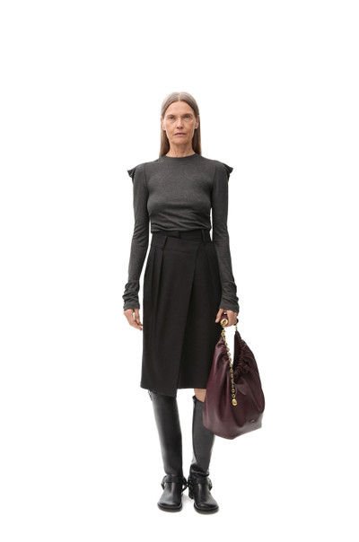 Loewe Long sleeve top in viscose and silk outlook