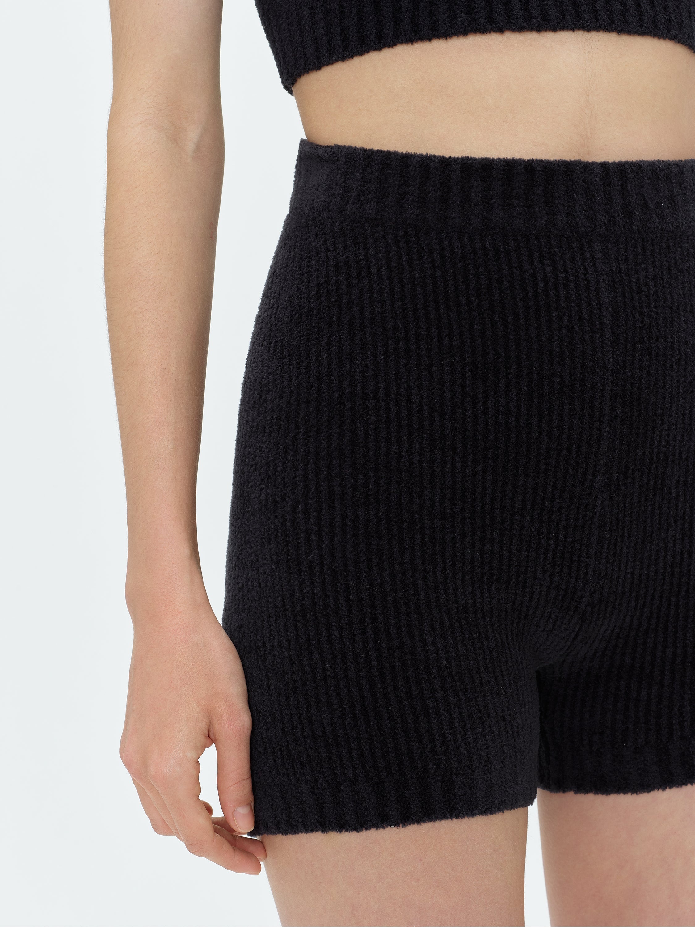 SWEATER KNIT SHORTS - 6