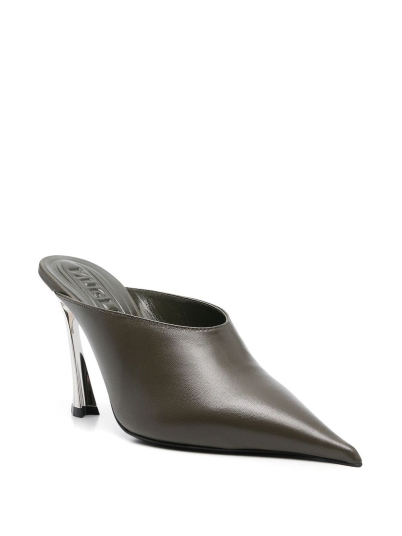 MUGLER 105mm nappa mules outlook