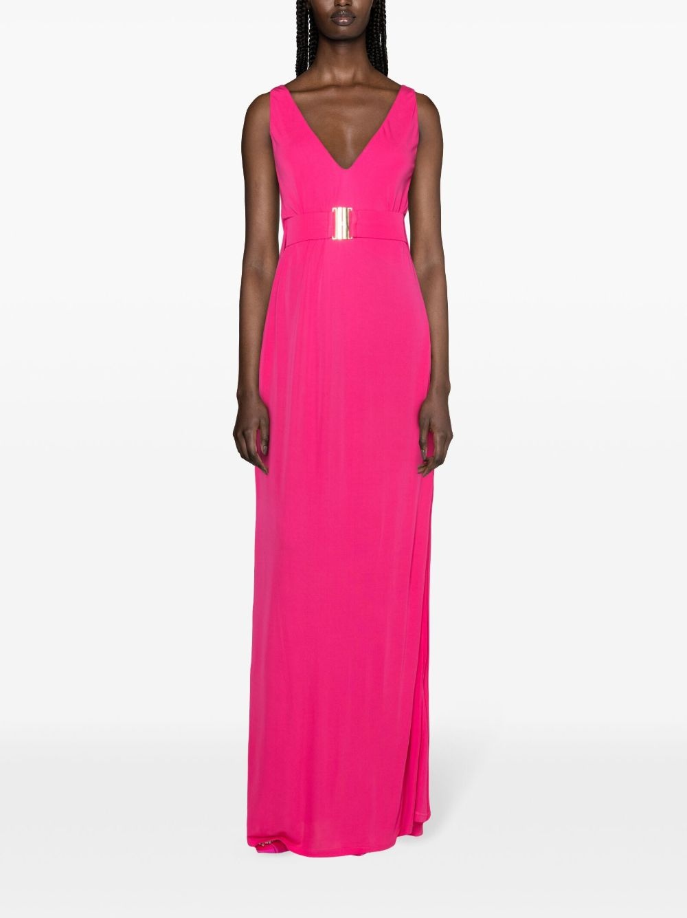 Cabreo V-neck maxi dress - 2