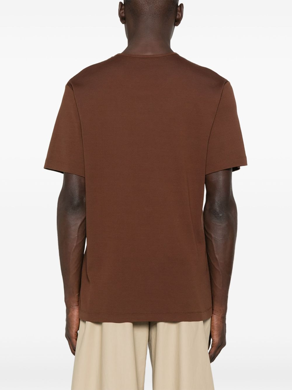 round-neck cotton T-shirt - 3