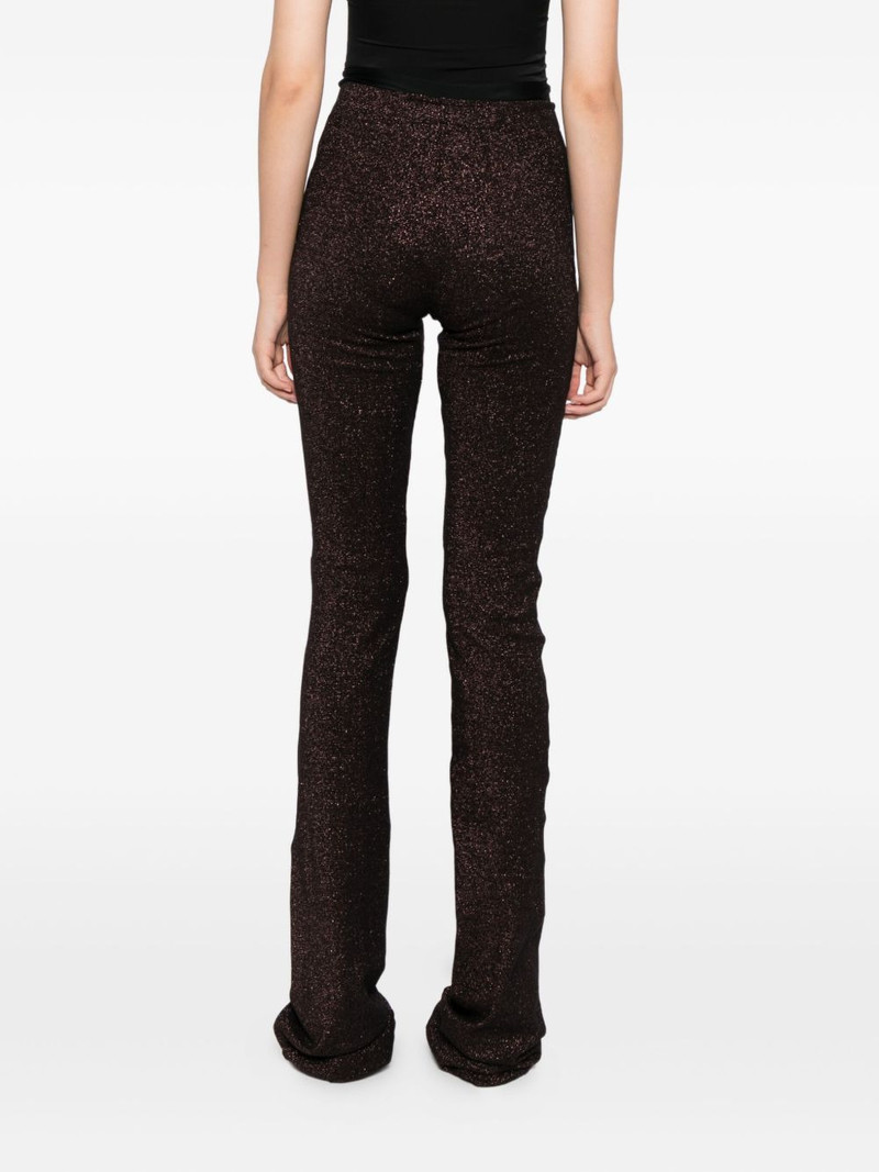 glitter-effect trousers 4