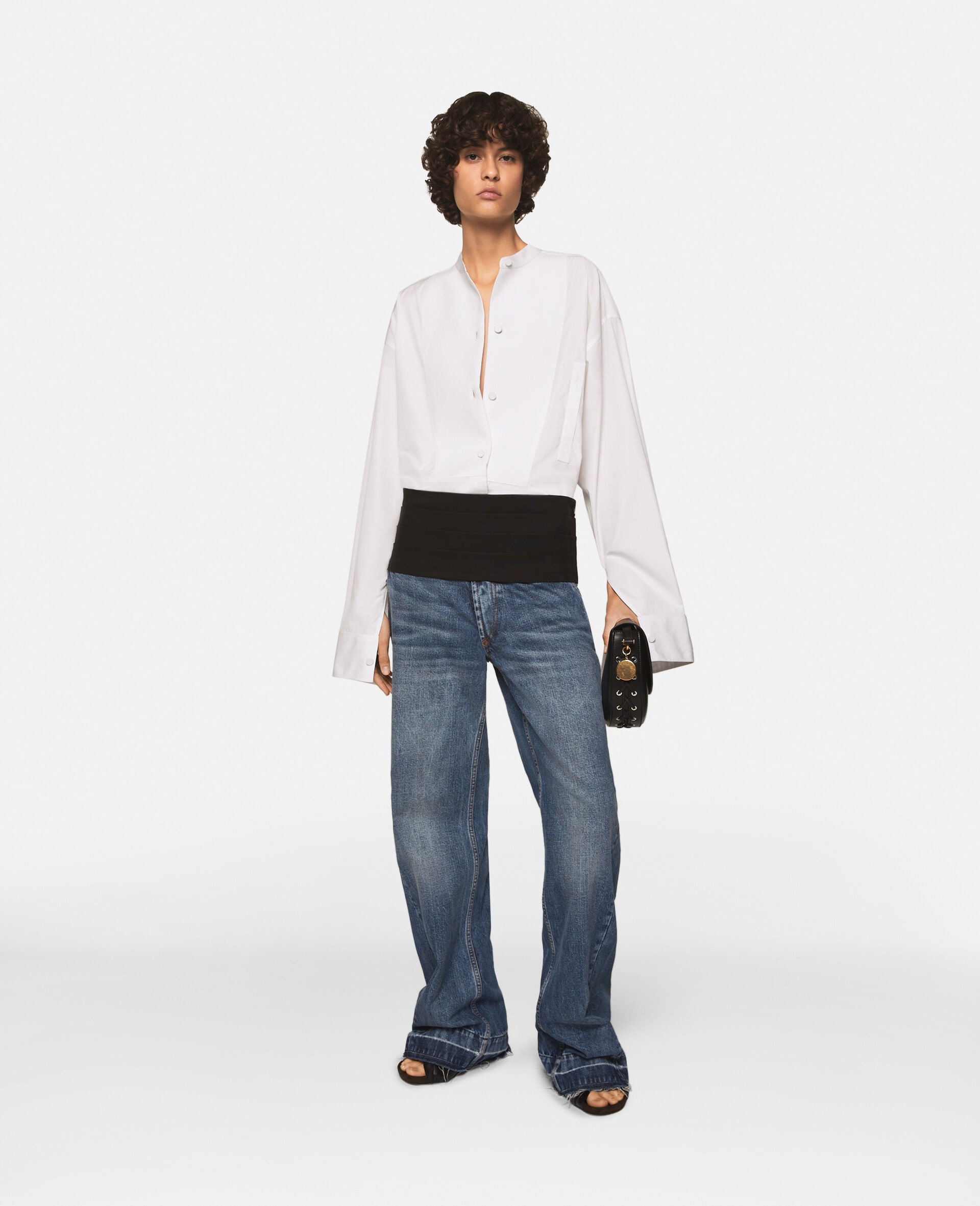 Stella McCartney Tuxedo-Inspired Denim Jeans | REVERSIBLE