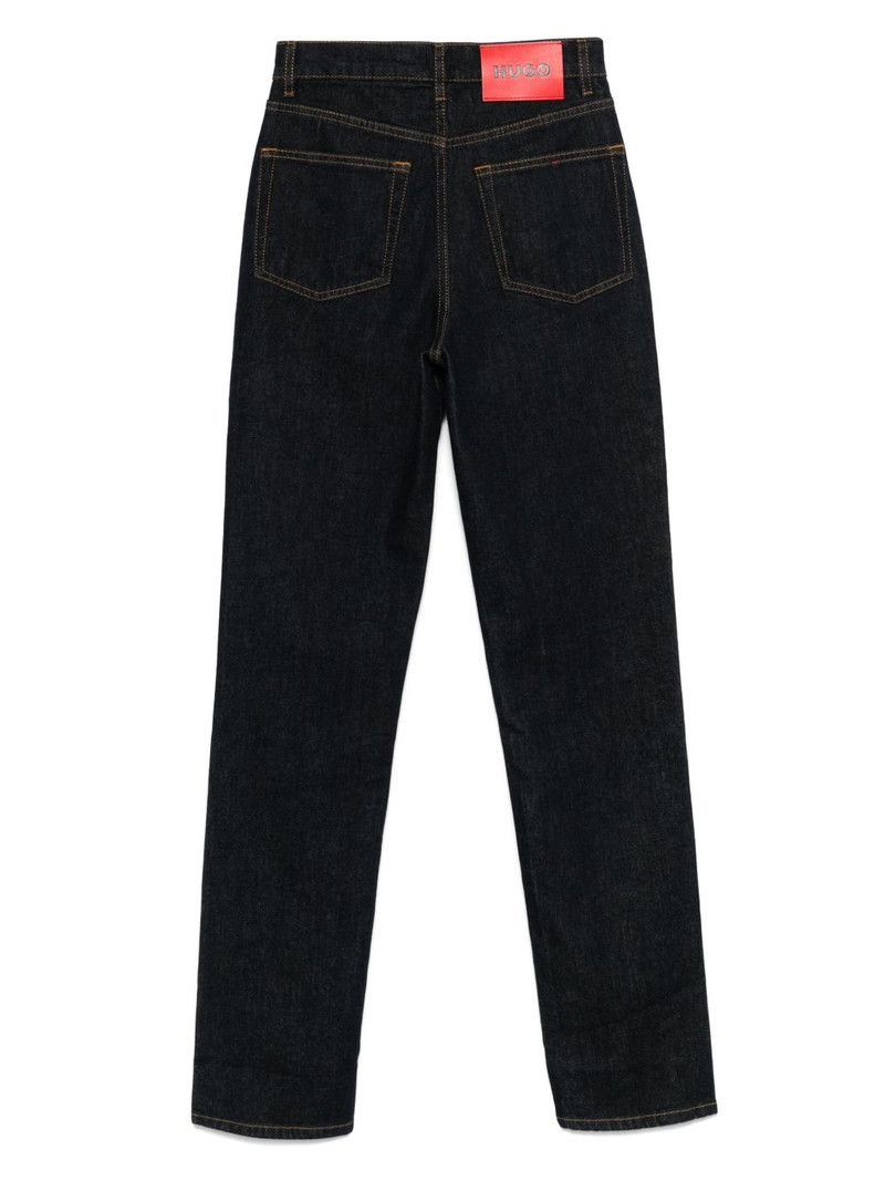 HUGO logo-patch jeans outlook