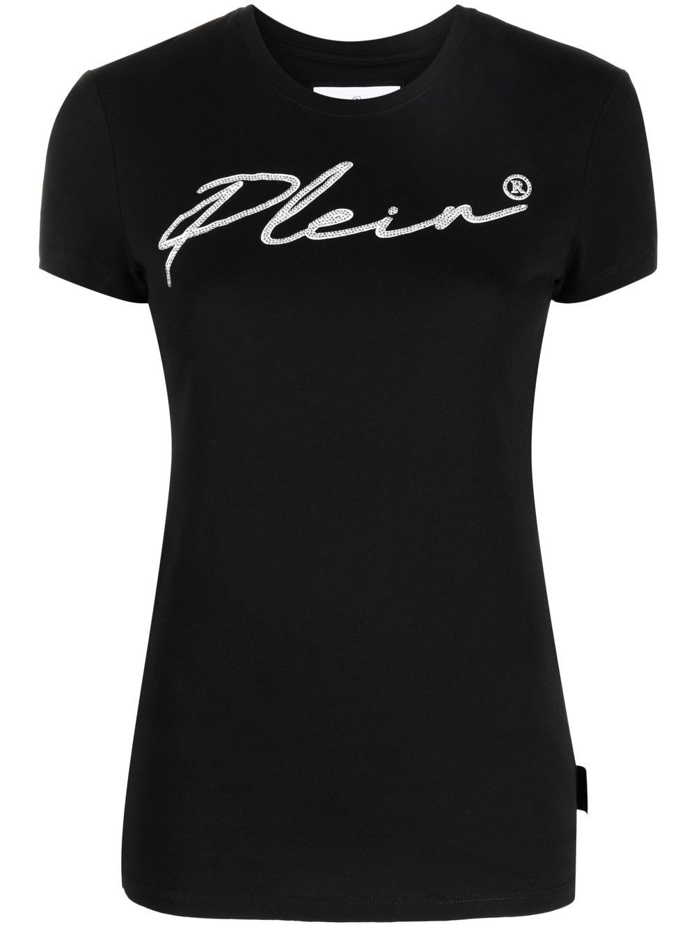 logo-embellishment stretch-modal T-shirt - 1