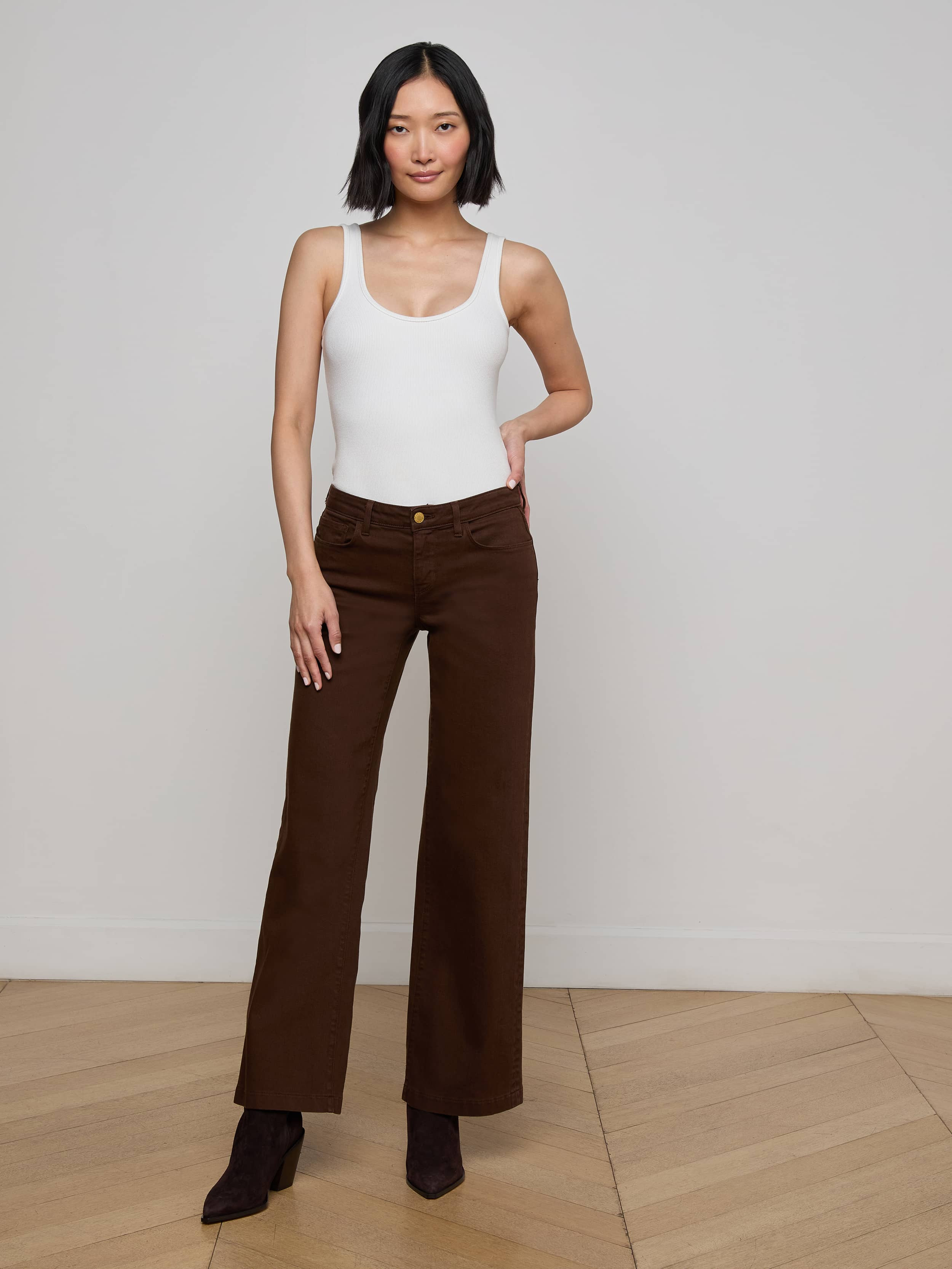 Joanne Low-Rise Wide-Leg Jean - 2