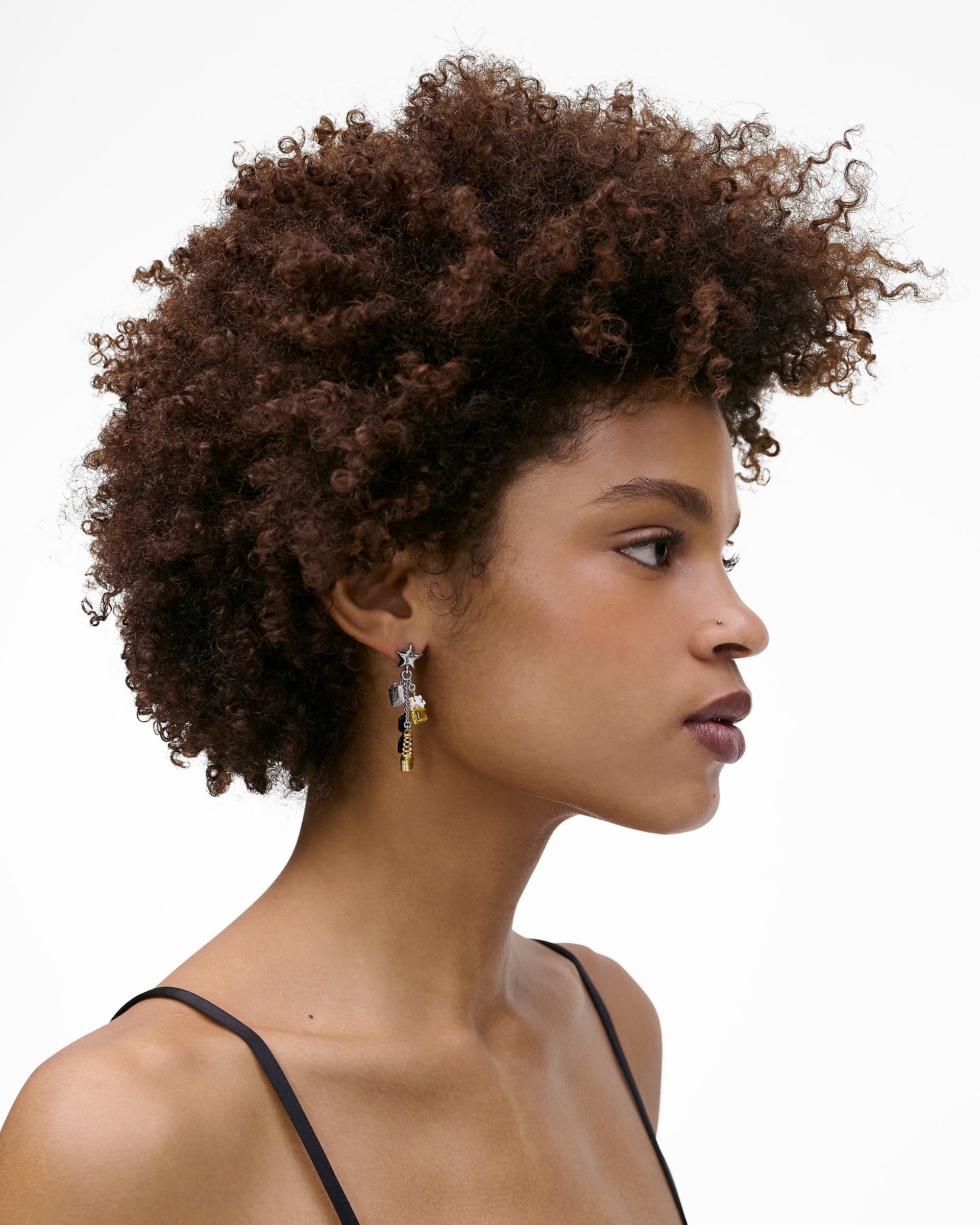 Marc Jacobs THE MINI ICON CHARM EARRINGS | REVERSIBLE