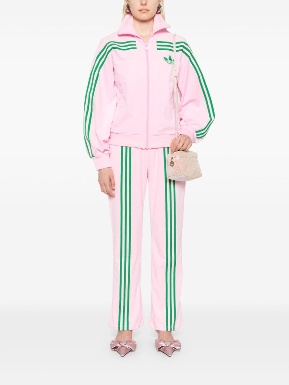 velour track pants - 2