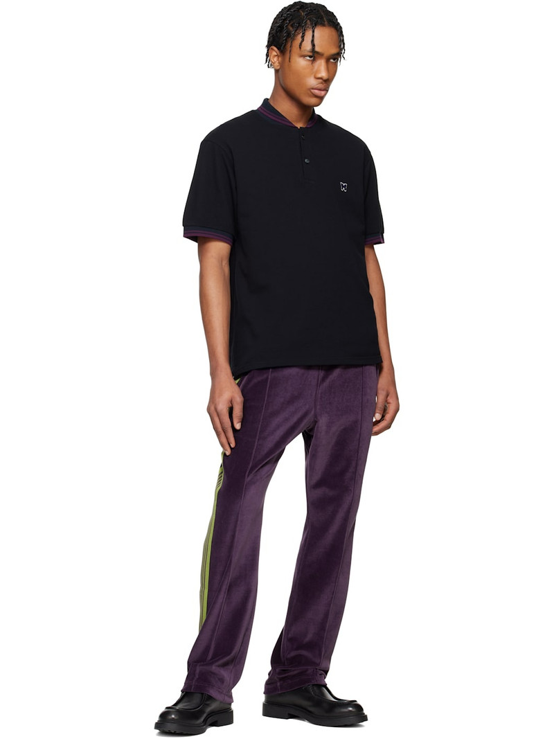 NEEDLES Black Shawl Collar Polo outlook
