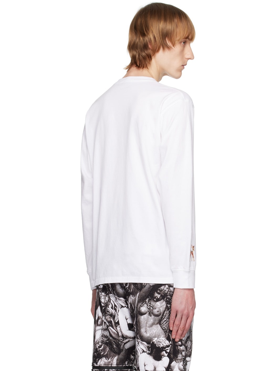 White Printed T-Shirt - 3