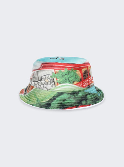 AMIRI Eden Rock Airbrush Reversible Bucket Hat Multicolor outlook