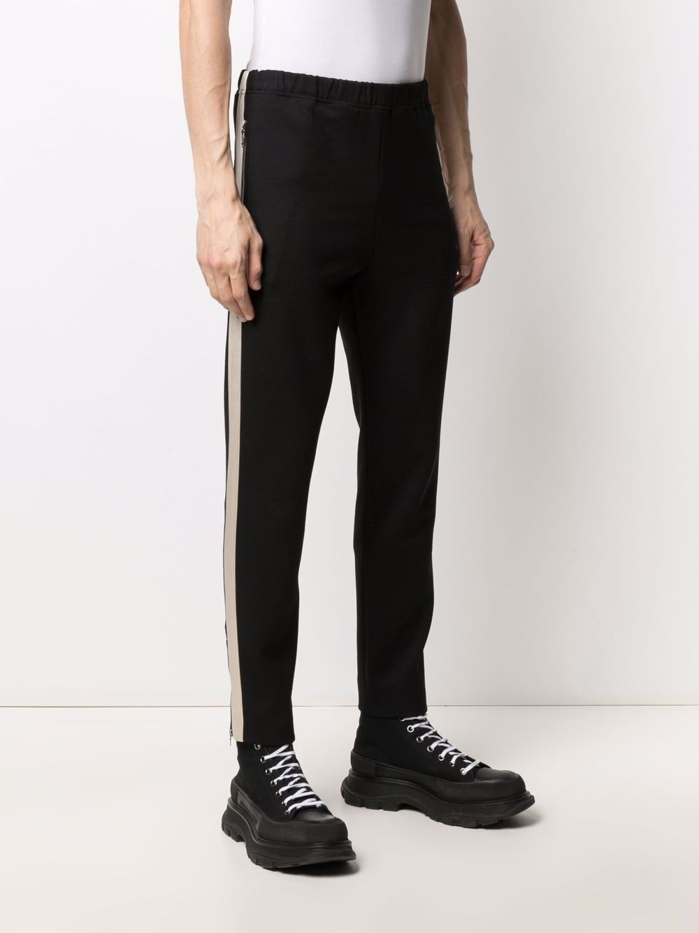 side-stripe track pants - 3