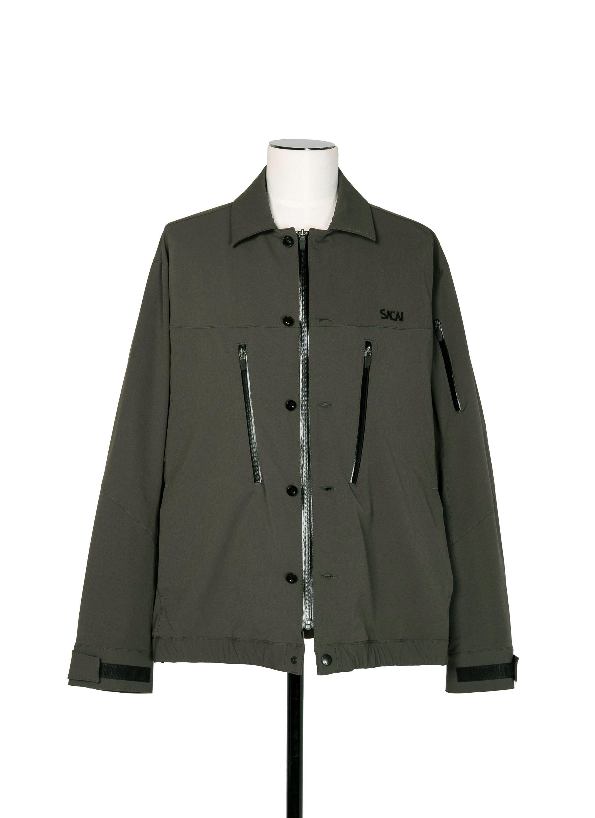 Nylon Stretch Water-Repellent L/S Shirt - 4