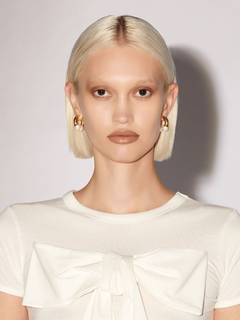 Pearl Barbell Earrings 3