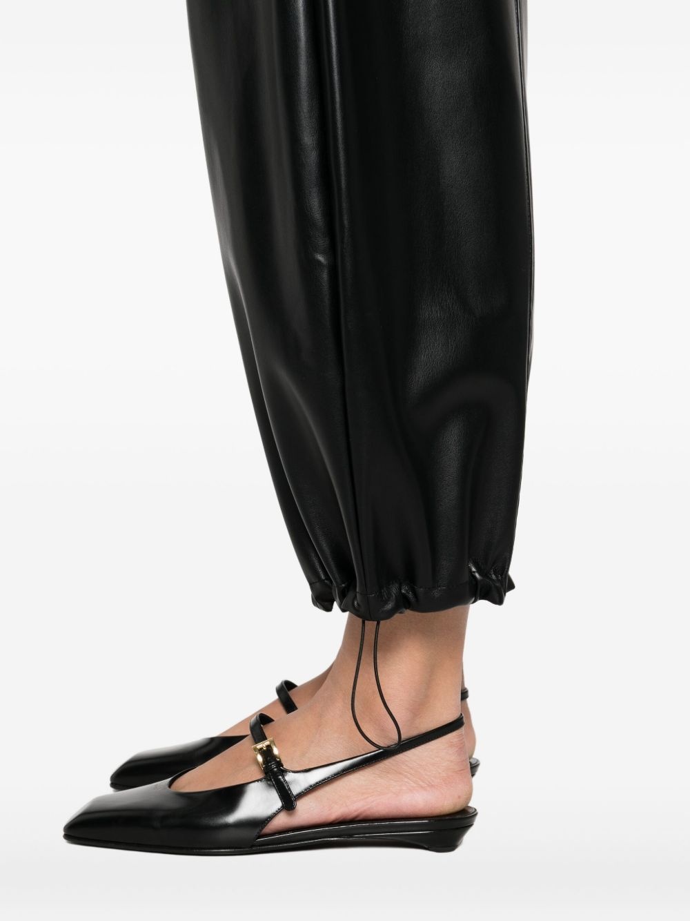 elasticated-waistband rousers - 5