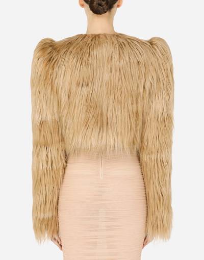 Dolce & Gabbana Faux fur jacket outlook