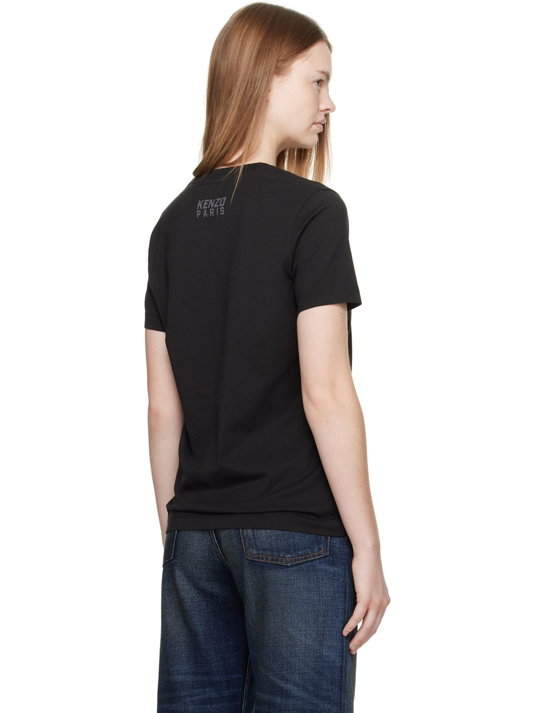 Black Kenzo Paris 'KENZO Happy Tiger' T-shirt - 3