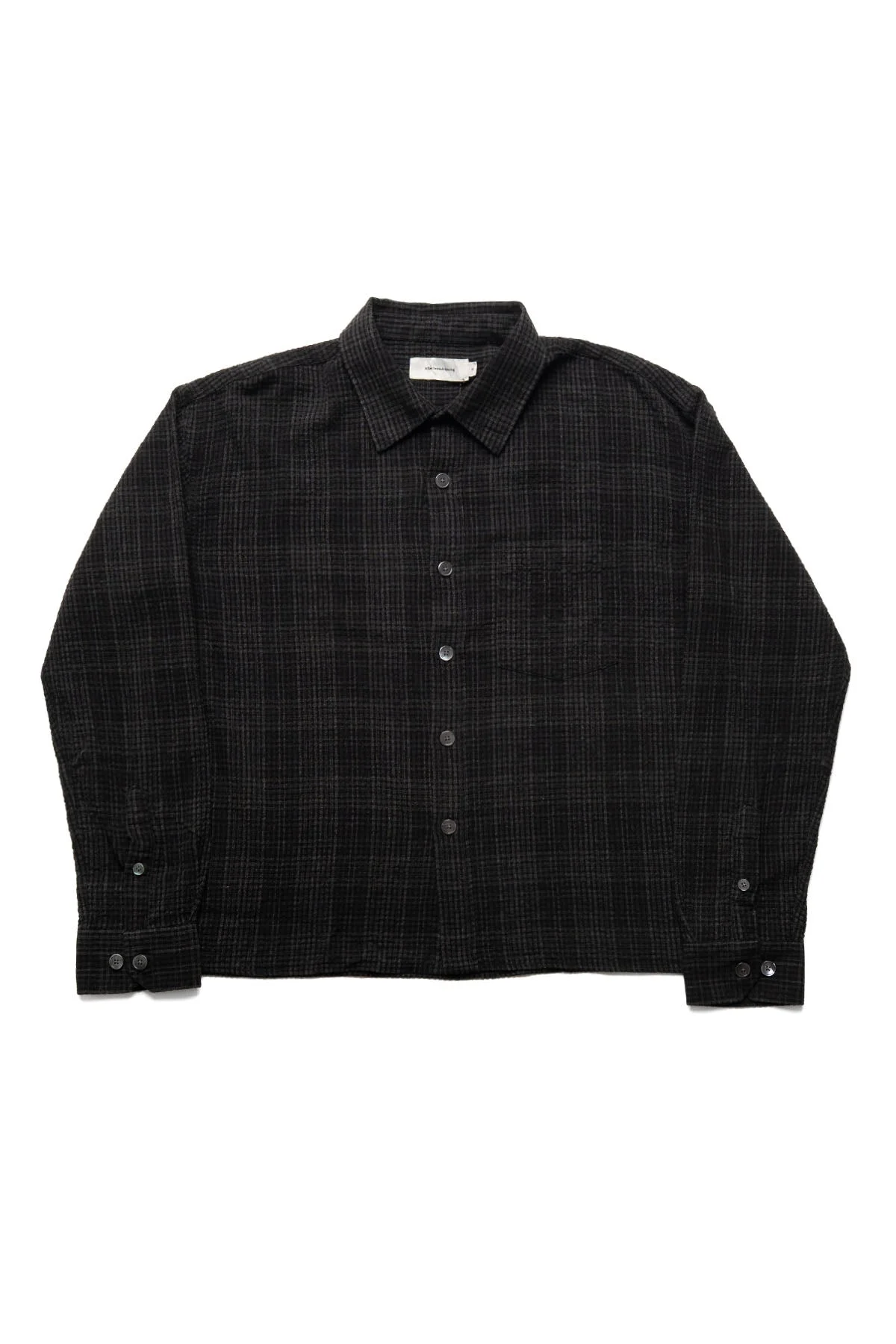 Priority Shirt - Overdyed Black Check - 1