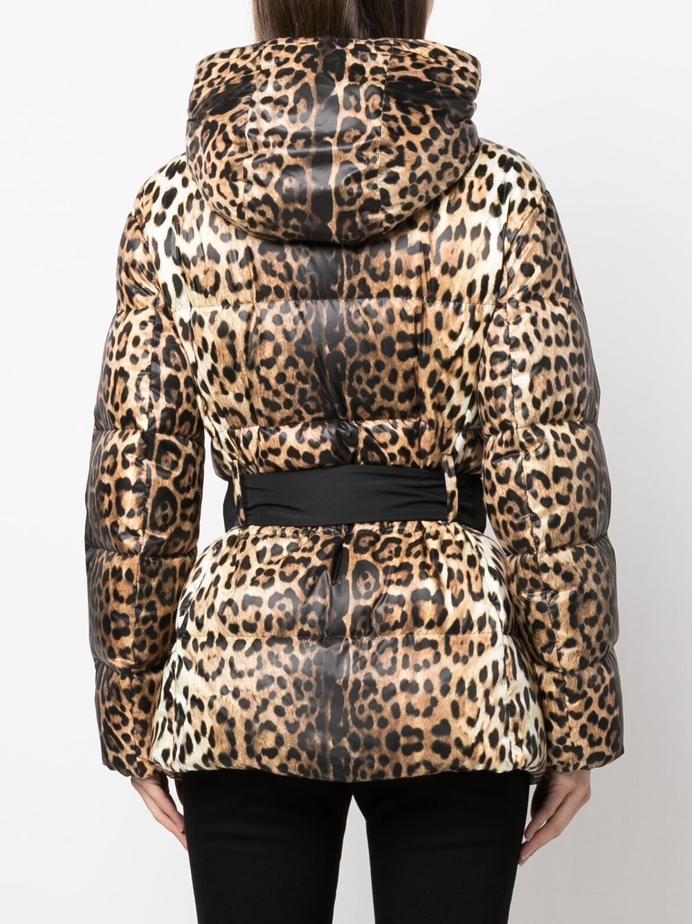 leopard-print padded jacket - 4
