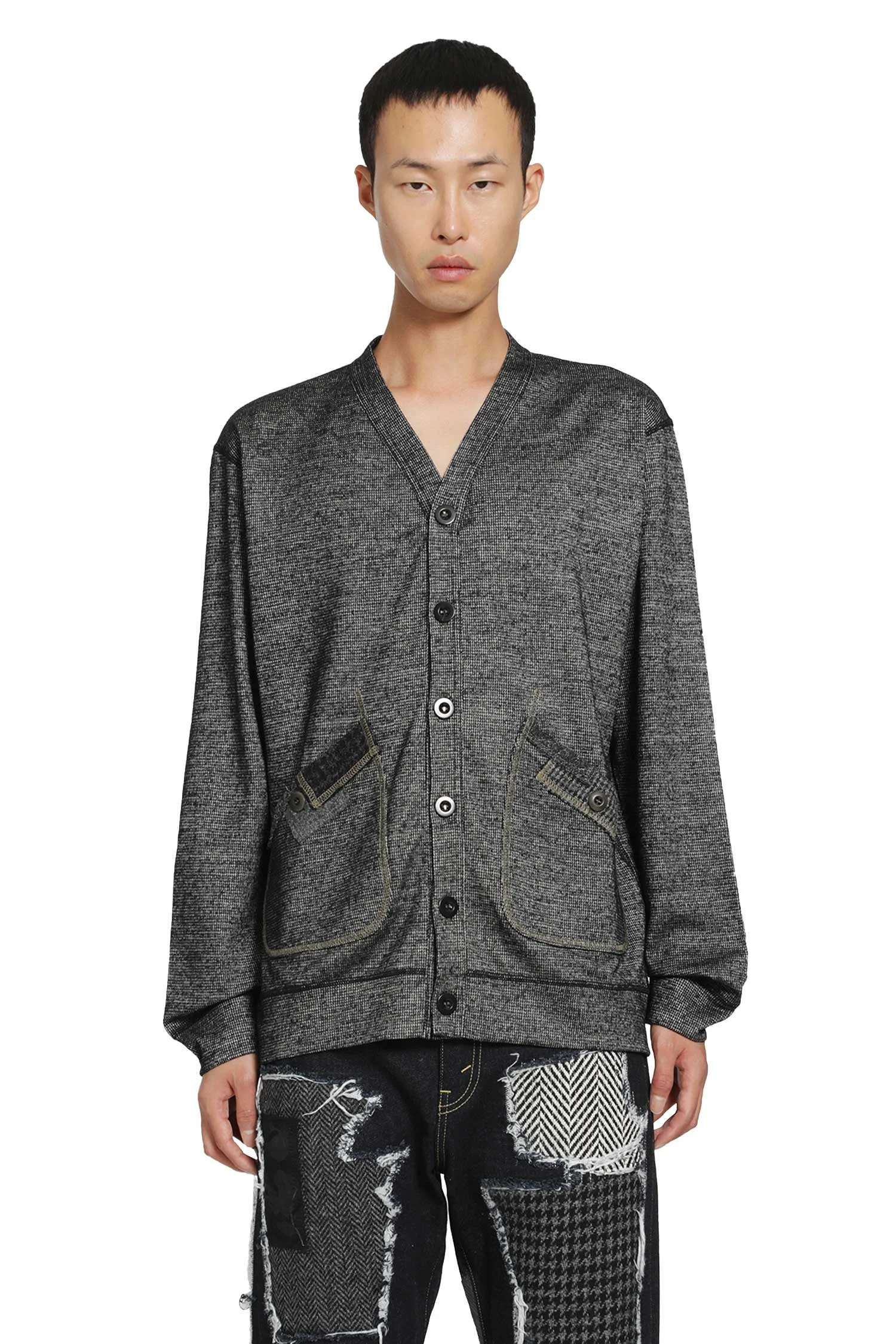Wool Nylon Cardigan - 1