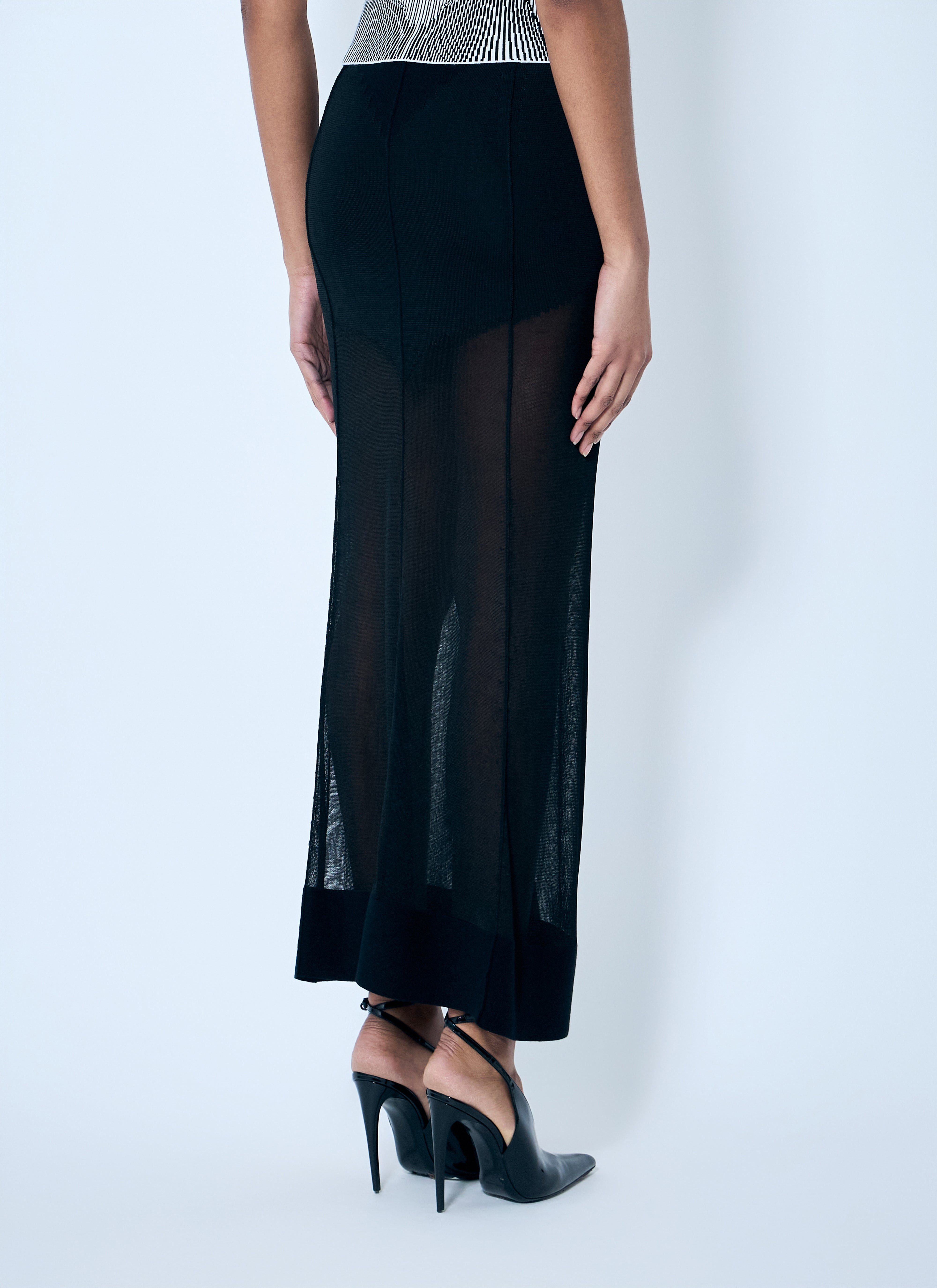 Jean Paul Gaultier Women Knit Maxi Skirt - 4