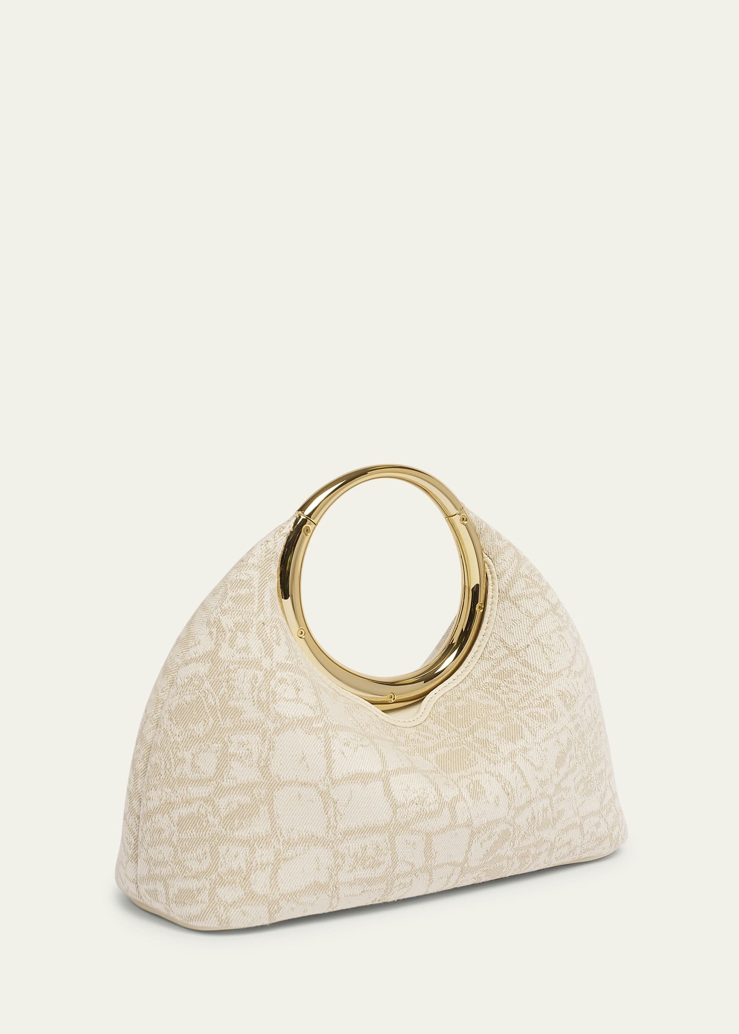 Le Petit Calino Croc-Printed Top-Handle Bag - 3