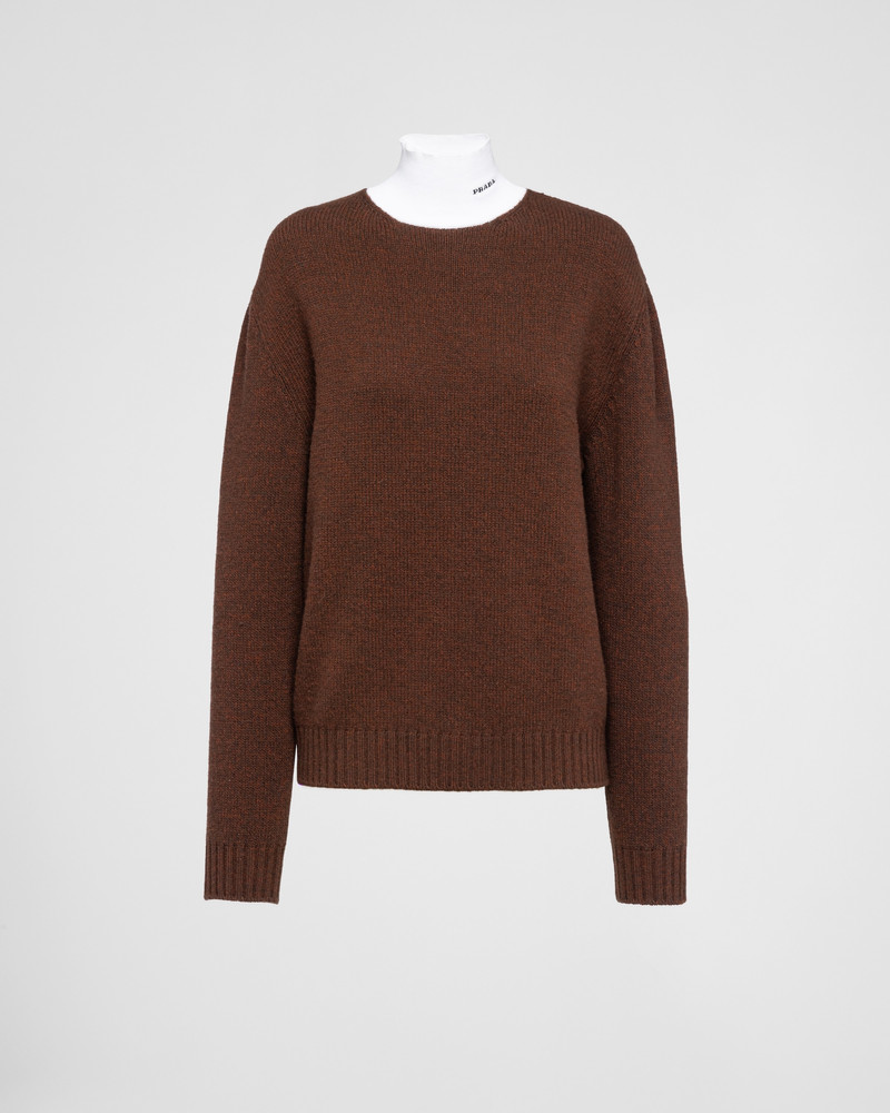 Cashmere and wool turtleneck sweater 1