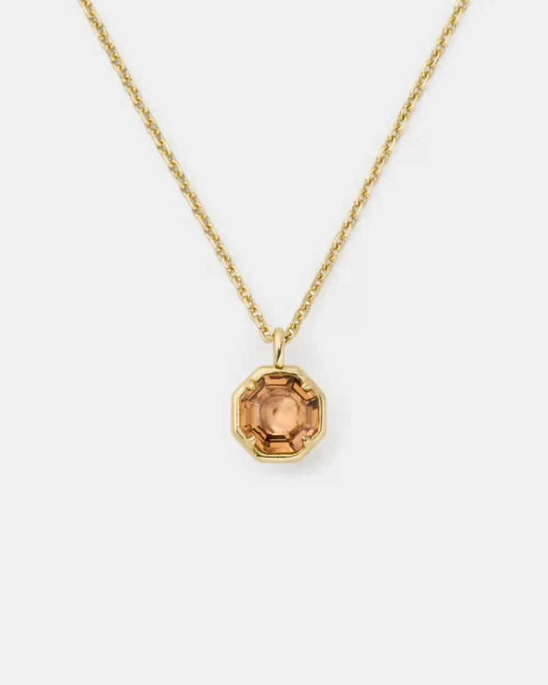 Opulence Octagon Stone Pendant - 1