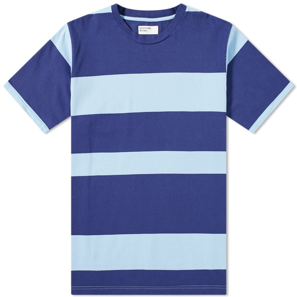 Universal Works Wide Stripe Tee - 1