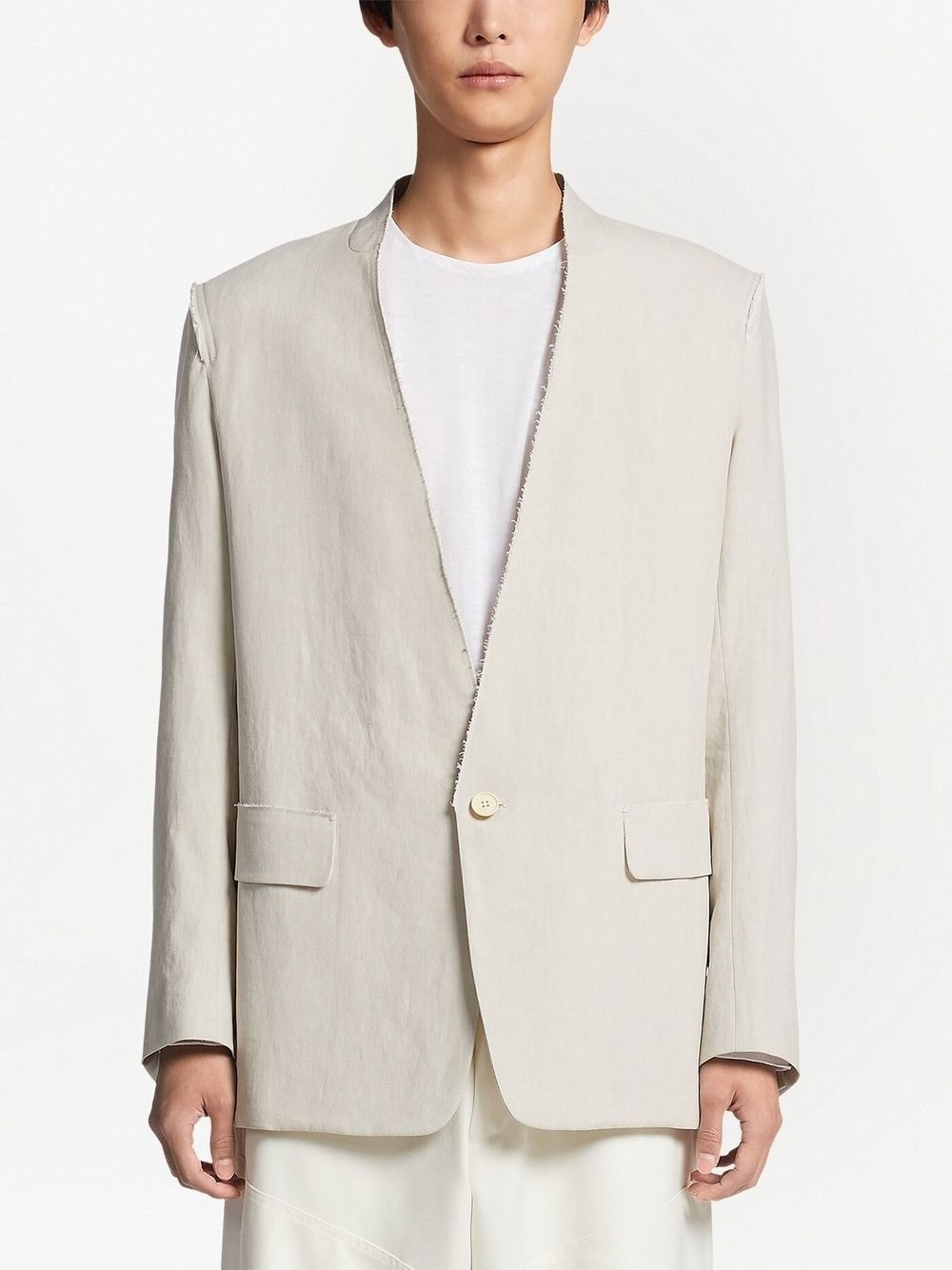 Pure Linen Fashion Show jacket - 3